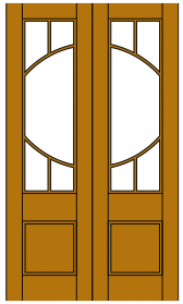 Image of FP17 French Light Door