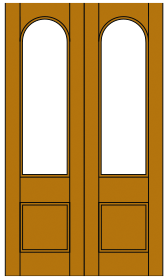 Image of FP18 French Light Door