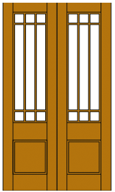 Image of FP22 French Light Door
