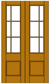 Image of FP23 French Light Door