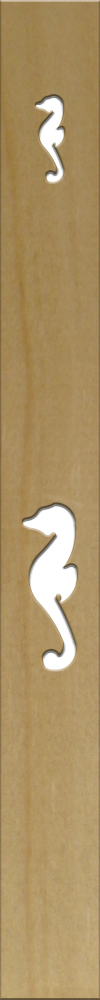 Image of Sea Horse Double Panel Design