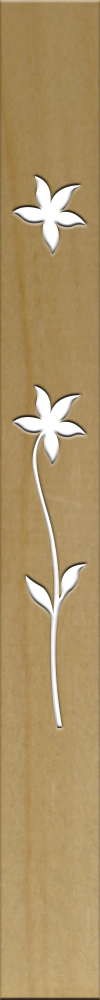Image of Poinsettia Double Panel Design